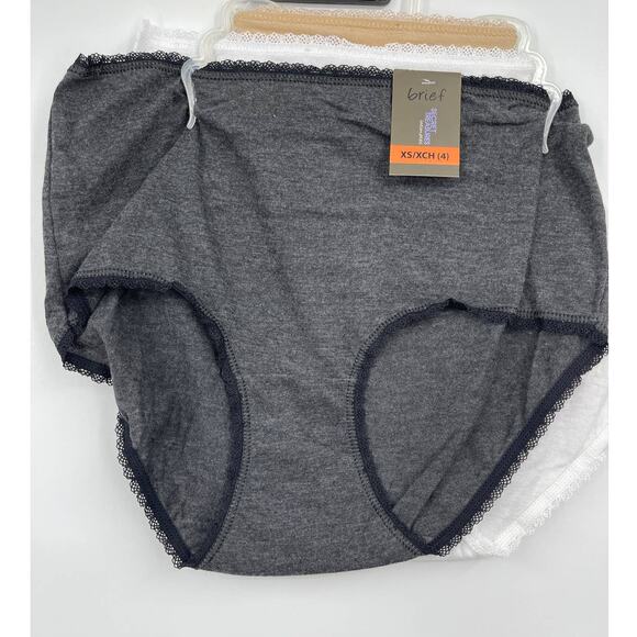 Secret Treasures Womens 3 pack Briefs Panties Underwear NEW Size XS (4) - Picture 1 of 7